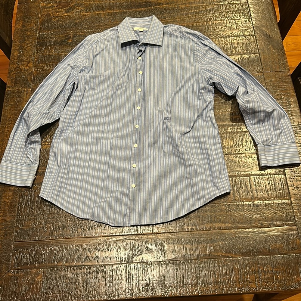 Merona stripped button up shirt